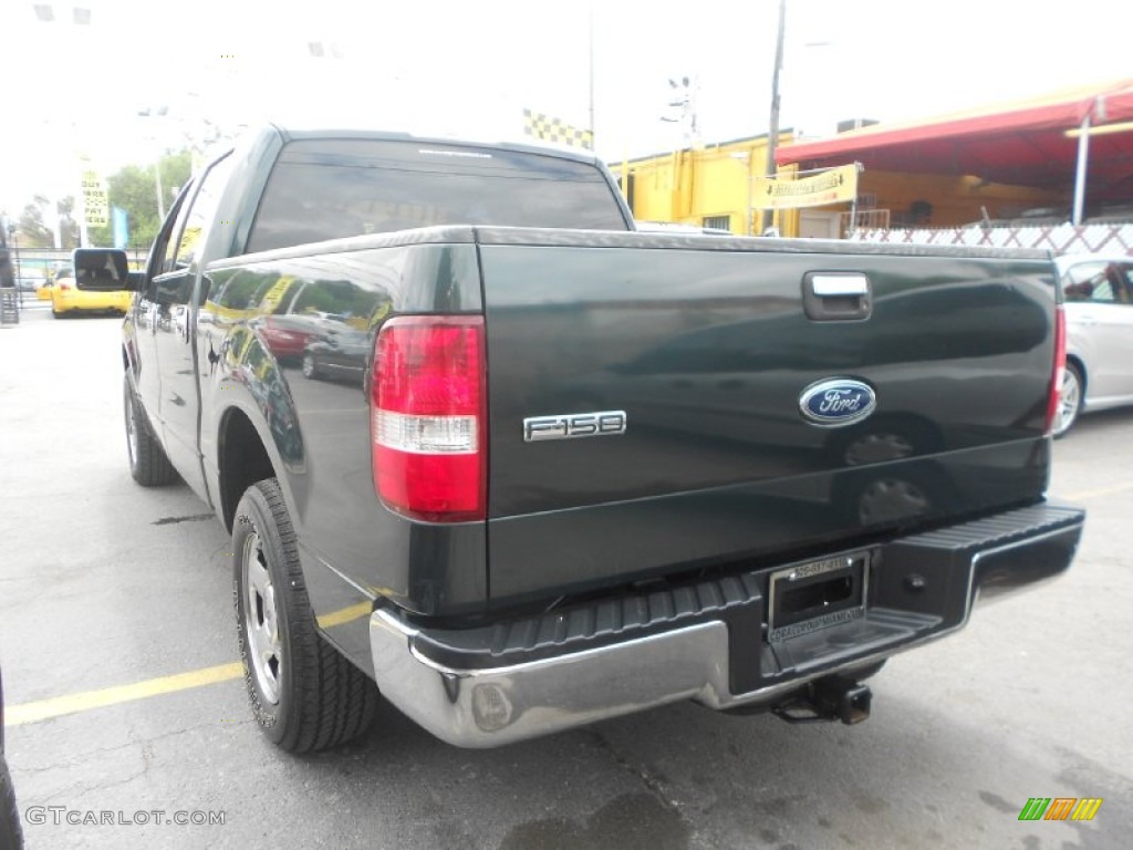 2004 F150 XLT SuperCrew - Aspen Green Metallic / Dark Flint photo #10
