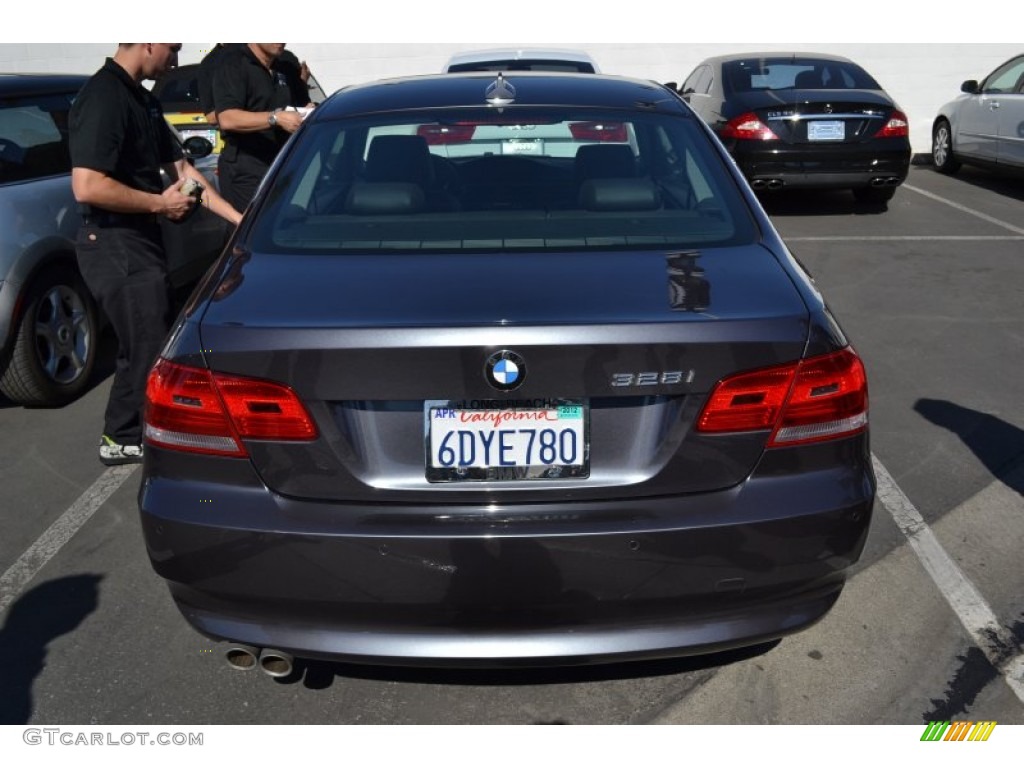 2008 3 Series 328i Coupe - Sparkling Graphite Metallic / Black photo #3