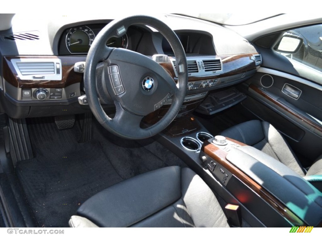 2008 7 Series 750i Sedan - Sterling Grey Metallic / Black photo #3