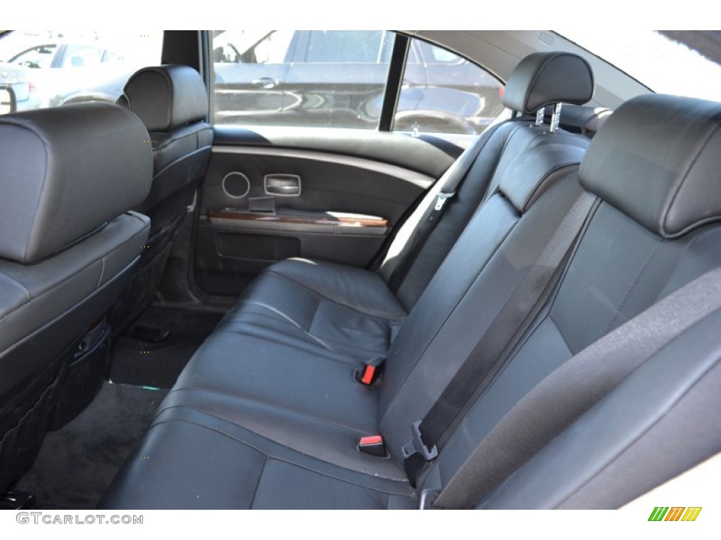 2008 7 Series 750i Sedan - Sterling Grey Metallic / Black photo #5