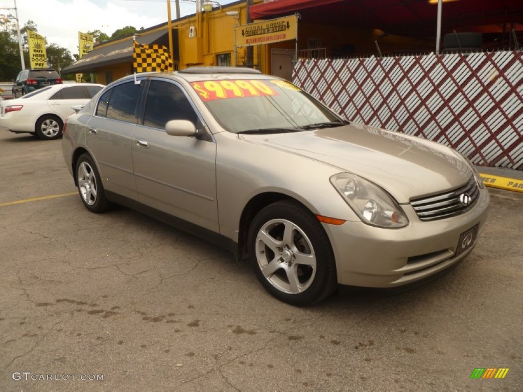 Desert Platinum Metallic Infiniti G