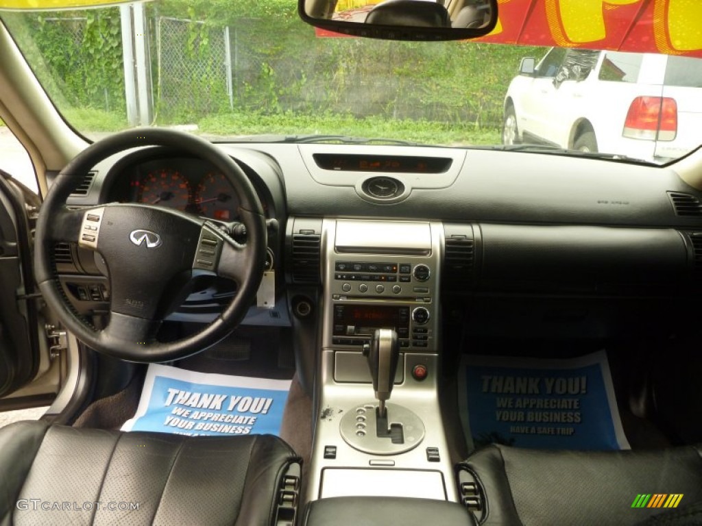 2004 G 35 Sedan - Desert Platinum Metallic / Graphite photo #15