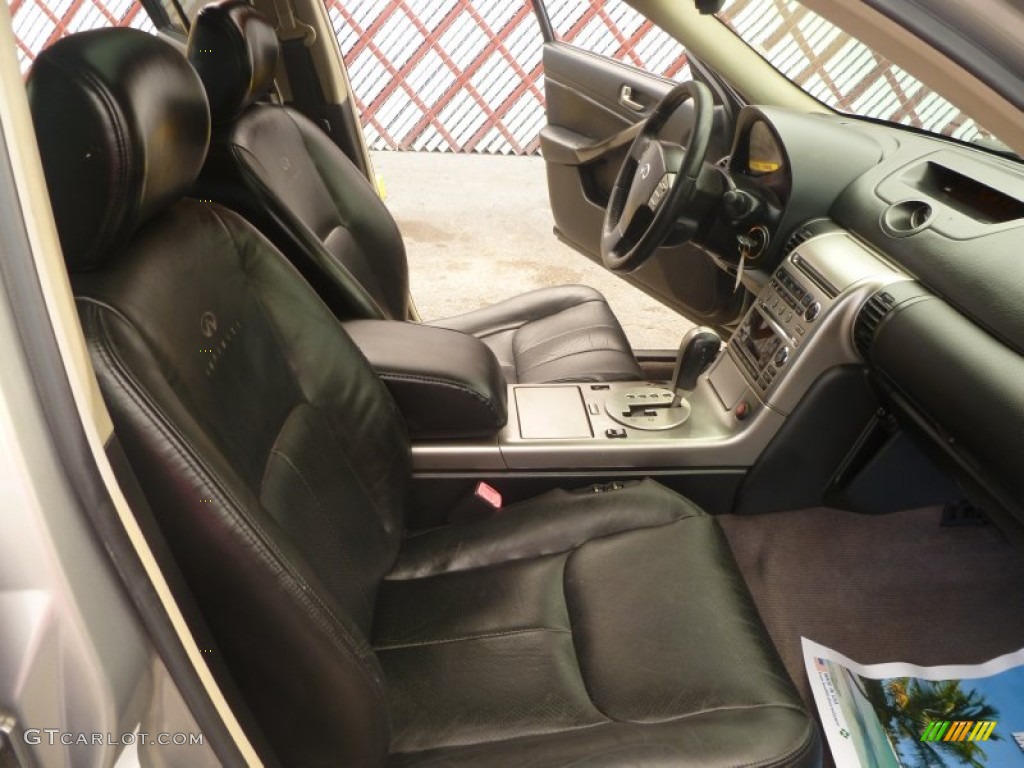 2004 G 35 Sedan - Desert Platinum Metallic / Graphite photo #18