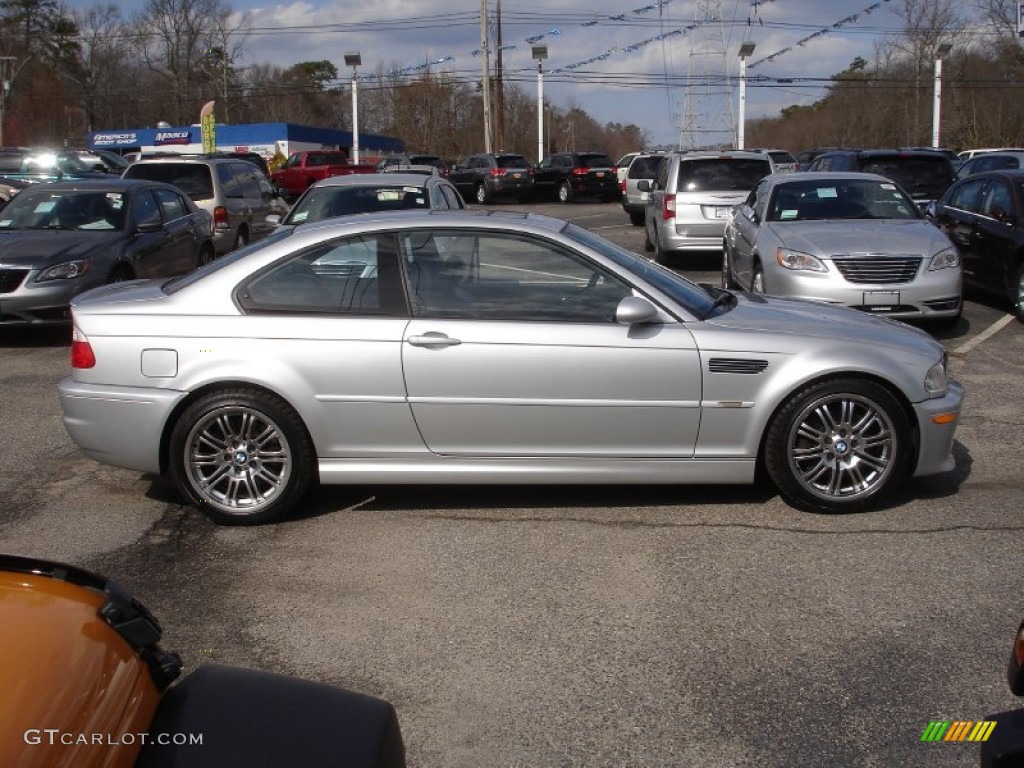 Titanium Silver Metallic 2001 BMW M3 Coupe Exterior Photo #62142266