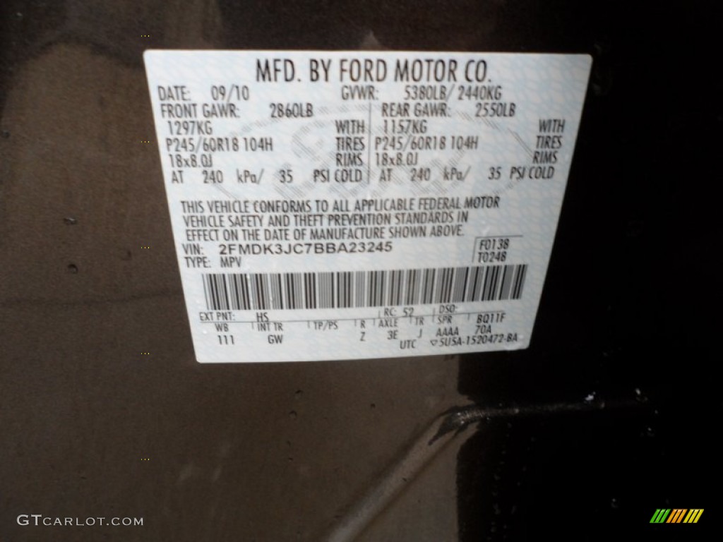 2011 Edge Color Code HS for Earth Metallic Photo #62143099