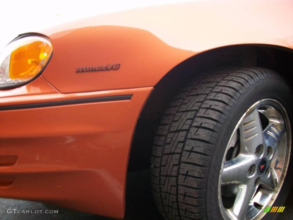 2003 Grand Am GT Coupe - Fusion Orange Metallic / Dark Pewter photo #1