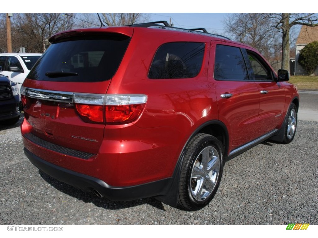 Inferno Red Crystal Pearl 2011 Dodge Durango Citadel 4x4 Exterior Photo #62144665