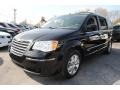 Brilliant Black Crystal Pearl 2010 Chrysler Town & Country Touring Exterior