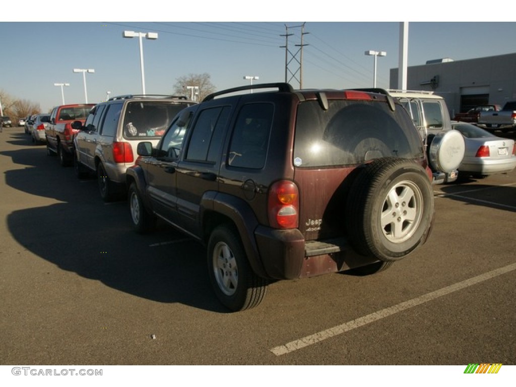 2004 Liberty Limited 4x4 - Deep Molten Red Pearl / Light Taupe/Taupe photo #3