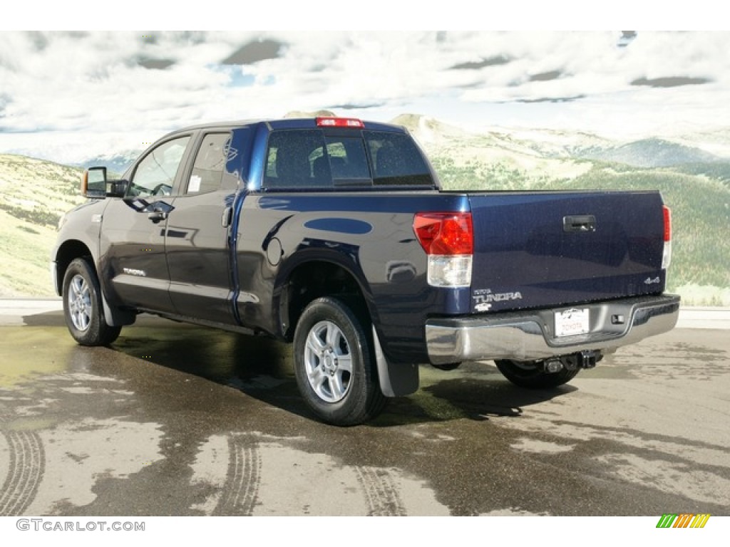 2012 Tundra Double Cab 4x4 - Nautical Blue Metallic / Black photo #3