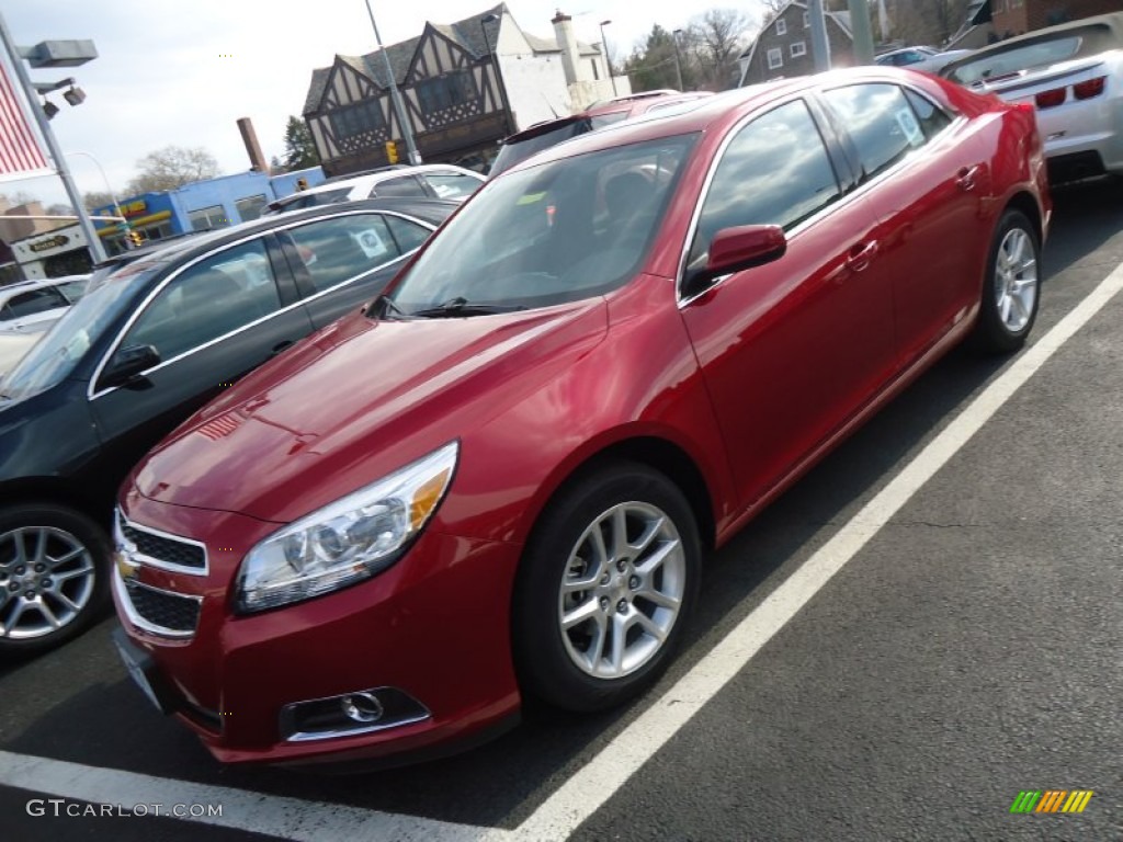 2013 Malibu ECO - Crystal Red Tintcoat / Jet Black photo #1