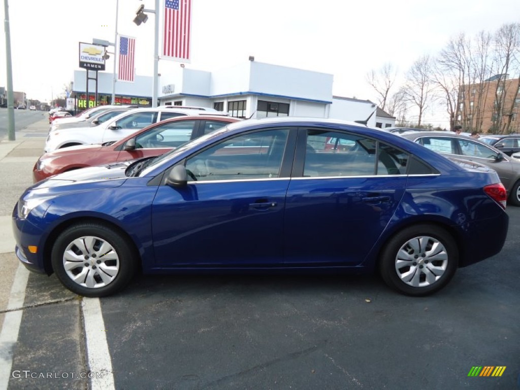 2012 Cruze LT - Blue Topaz Metallic / Medium Titanium photo #4
