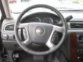 Ebony 2012 Chevrolet Suburban LT Steering Wheel