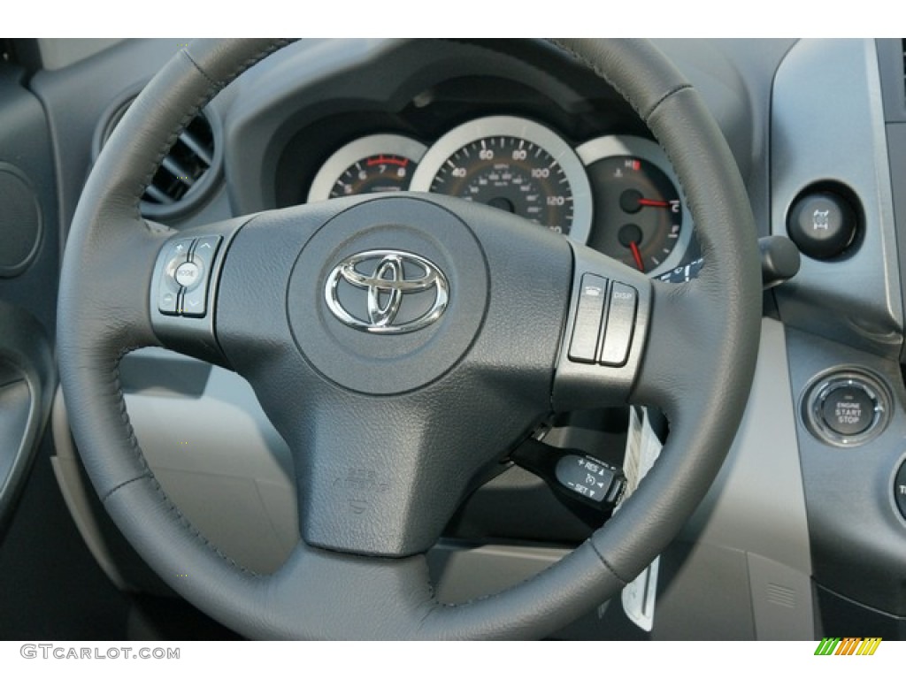 2012 Toyota RAV4 Limited 4WD Ash Steering Wheel Photo #62146988