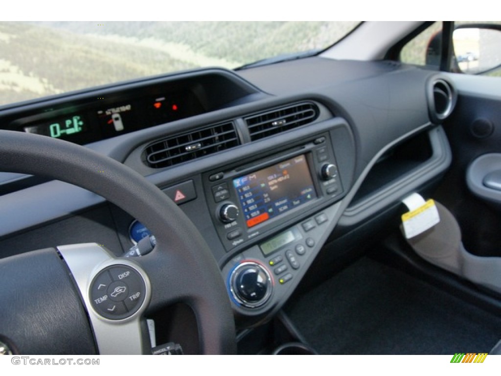 2012 Prius c Hybrid Four - Absolutely Red / Black photo #7