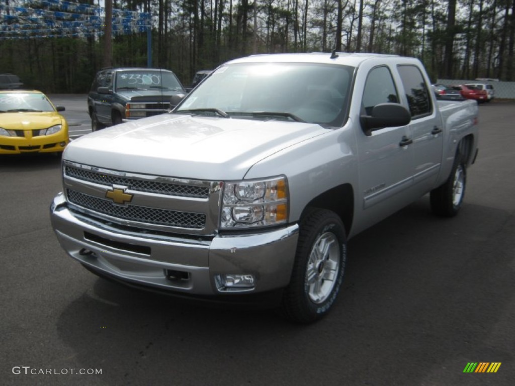 2012 Silverado 1500 LT Crew Cab 4x4 - Silver Ice Metallic / Ebony photo #1