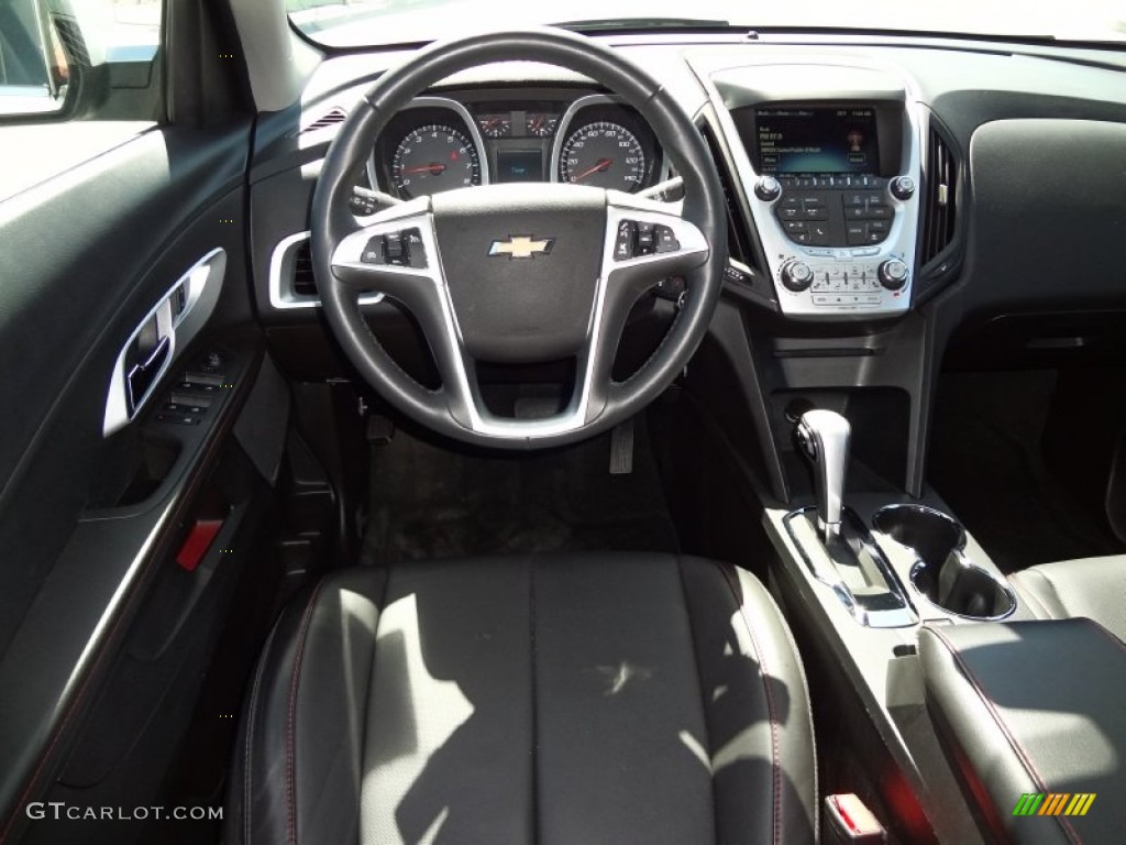 2012 Chevrolet Equinox LT Jet Black Dashboard Photo #62148086
