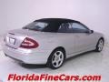 2005 Diamond Silver Metallic Mercedes-Benz CLK 500 Cabriolet  photo #9