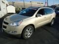 2012 Gold Mist Metallic Chevrolet Traverse LT AWD  photo #2