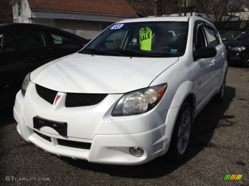 Frost White Pontiac Vibe