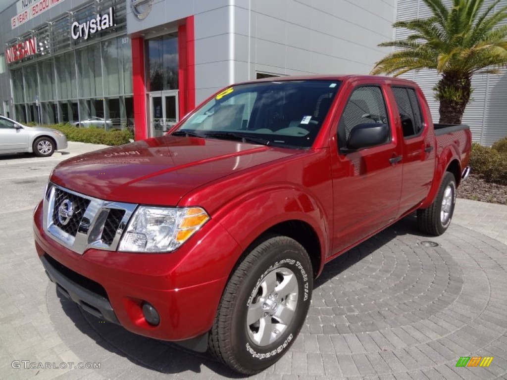 Lava Red Nissan Frontier