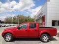 2012 Lava Red Nissan Frontier SV Crew Cab  photo #2