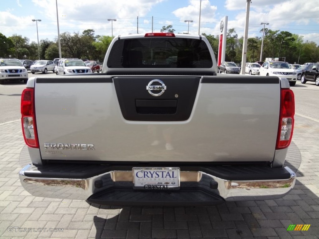 2012 Frontier S King Cab - Brilliant Silver Metallic / Steel photo #7