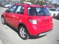 2008 Vivid Red Suzuki SX4 Crossover AWD  photo #5