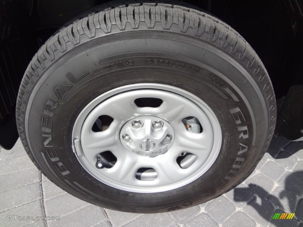 2012 Frontier S King Cab - Brilliant Silver Metallic / Steel photo #14