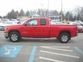 2009 Fire Red GMC Sierra 1500 SLE Extended Cab 4x4  photo #6