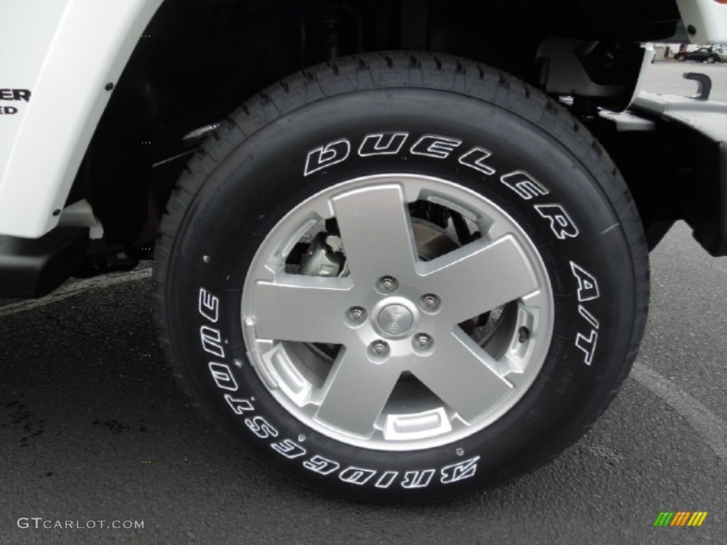2012 Jeep Wrangler Unlimited Sahara 4x4 Wheel Photo #62151672