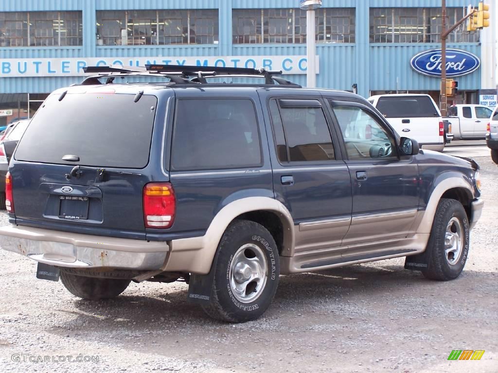 1998 Explorer Eddie Bauer 4x4 - Medium Wedgewood Blue Metallic / Medium Prairie Tan photo #4
