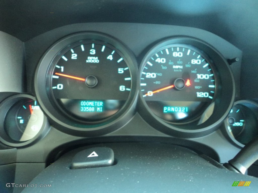 2011 Silverado 1500 LS Regular Cab 4x4 - Black / Dark Titanium photo #7