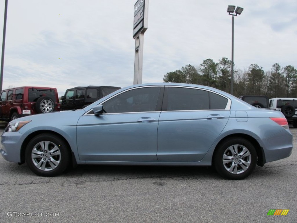 2011 Accord LX-P Sedan - Celestial Blue Metallic / Black photo #4