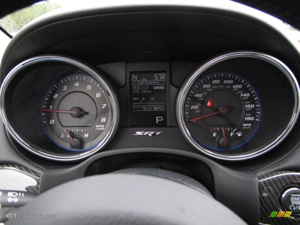 2012 Jeep Grand Cherokee SRT8 4x4 Gauges Photo #62152599