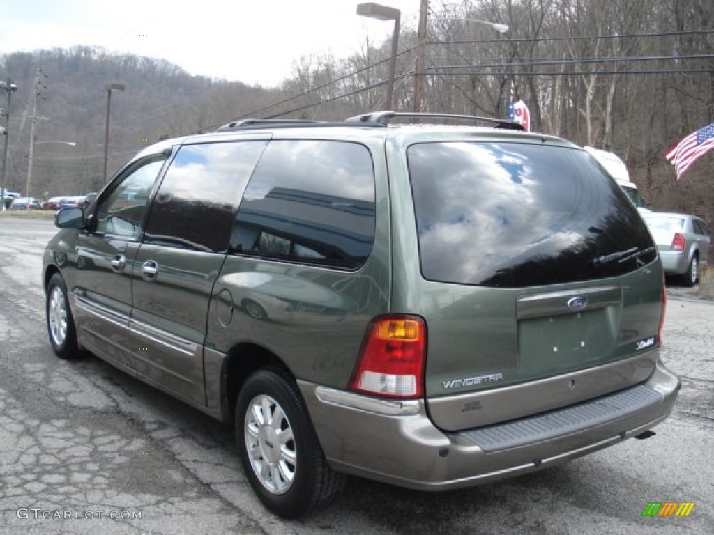 2002 Windstar Limited - Estate Green Metallic / Medium Parchment Beige photo #6