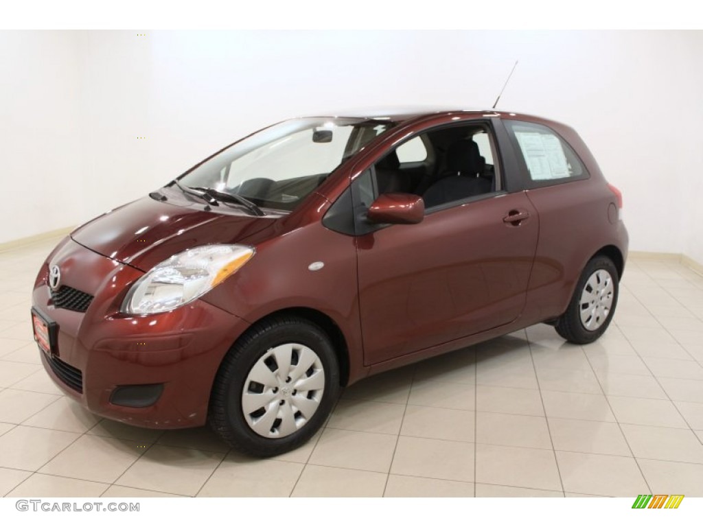 Carmine Red Metallic 2009 Toyota Yaris 3 Door Liftback Exterior Photo #62153355