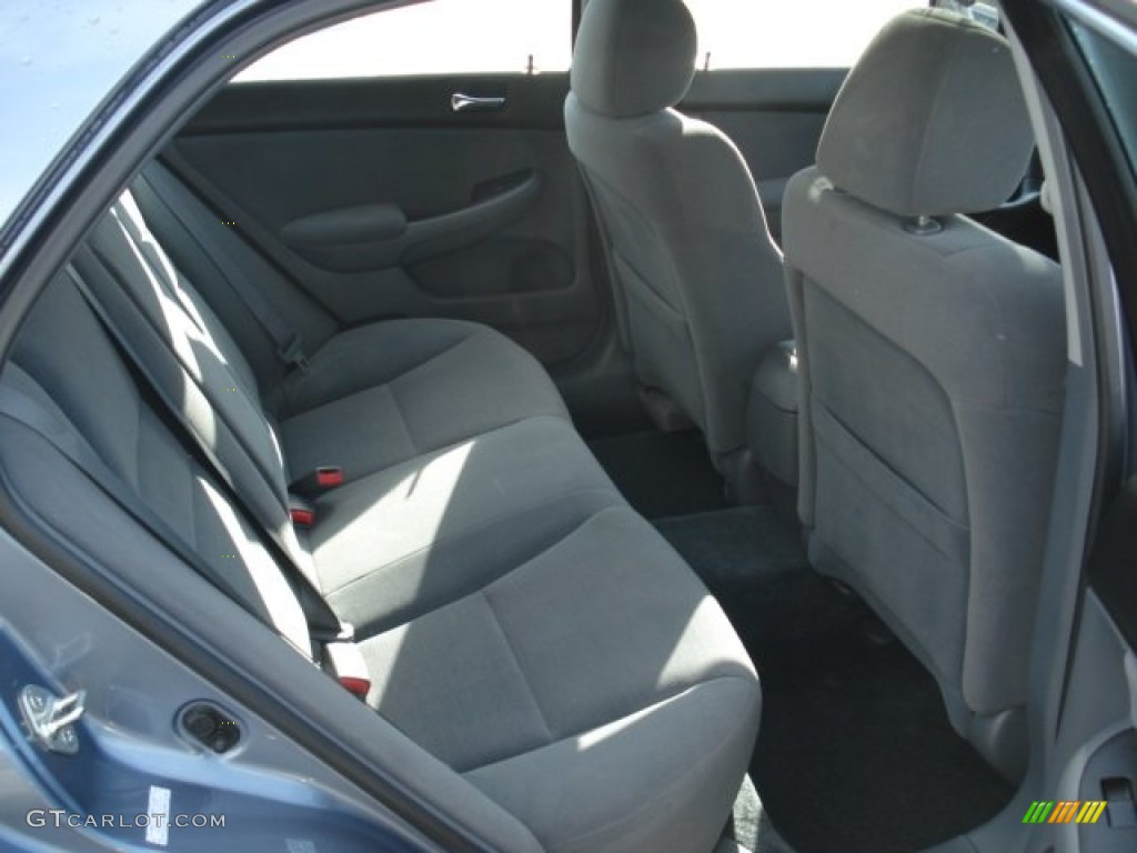 2007 Accord LX V6 Sedan - Cool Blue Metallic / Gray photo #18