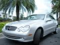 2005 Brilliant Silver Metallic Mercedes-Benz CLK 320 Coupe  photo #2