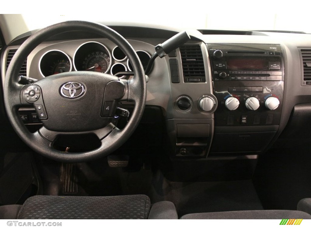 2010 Tundra Double Cab 4x4 - Pyrite Brown Mica / Black photo #16