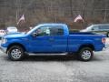 2012 Blue Flame Metallic Ford F150 XLT SuperCab 4x4  photo #5