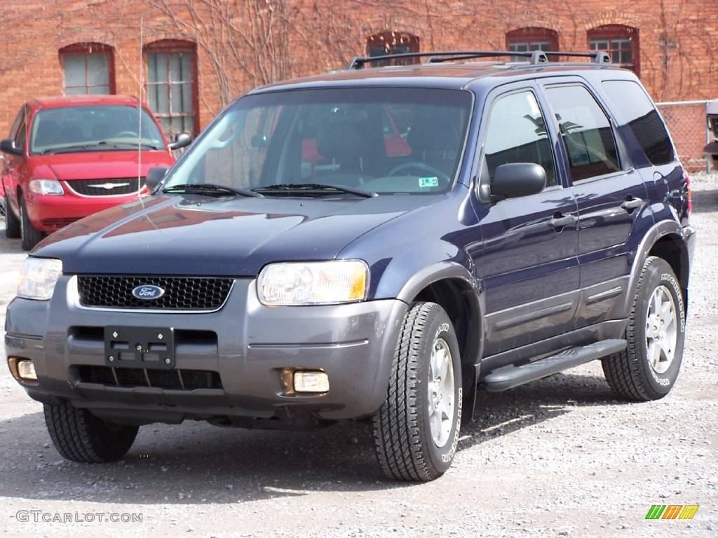 2004 Escape XLT V6 4WD - True Blue Metallic / Medium/Dark Flint photo #1