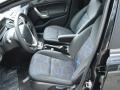 2012 Ford Fiesta Charcoal Black/Blue Interior Front Seat Photo