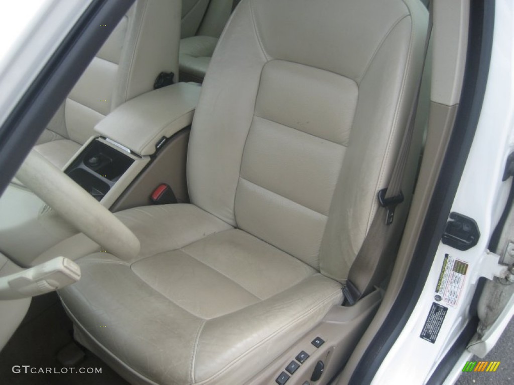 2007 S80 V8 AWD - White Pearl / Sandstone Beige photo #19