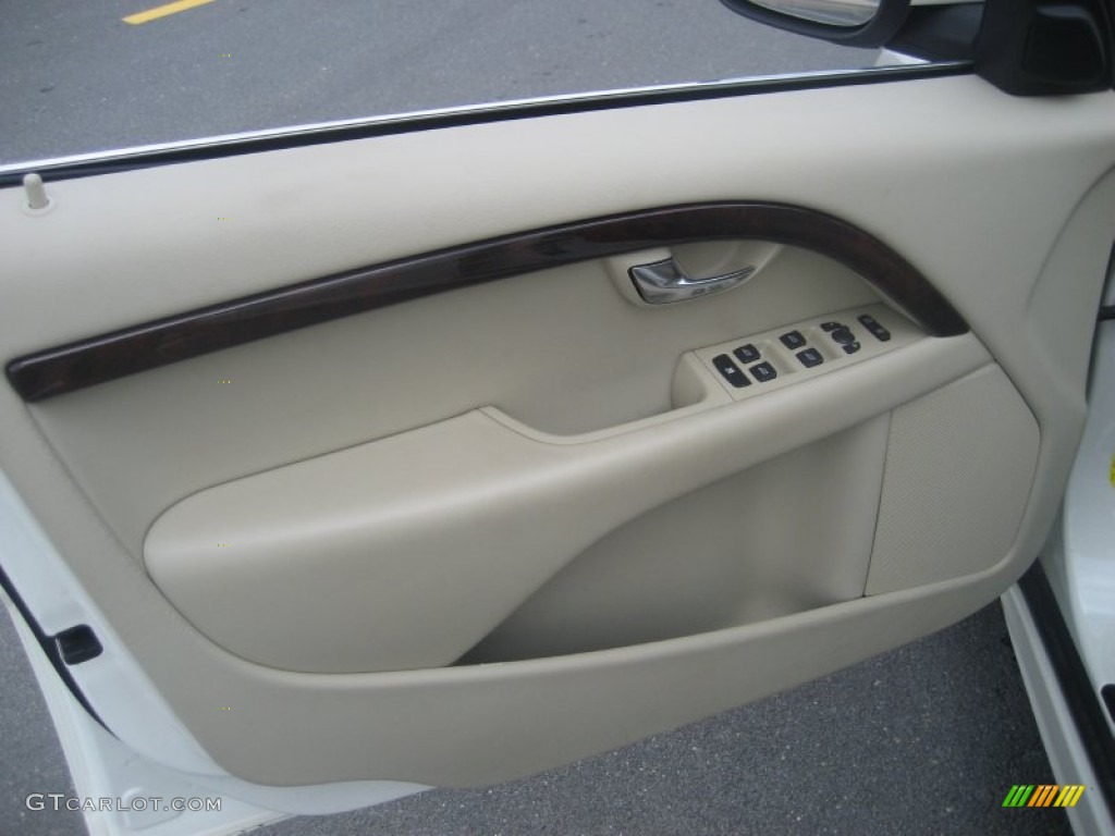 2007 S80 V8 AWD - White Pearl / Sandstone Beige photo #28
