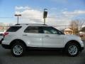 2013 White Platinum Tri-Coat Ford Explorer XLT 4WD  photo #4