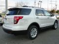 2013 White Platinum Tri-Coat Ford Explorer XLT 4WD  photo #5