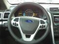 Charcoal Black 2013 Ford Explorer XLT 4WD Steering Wheel