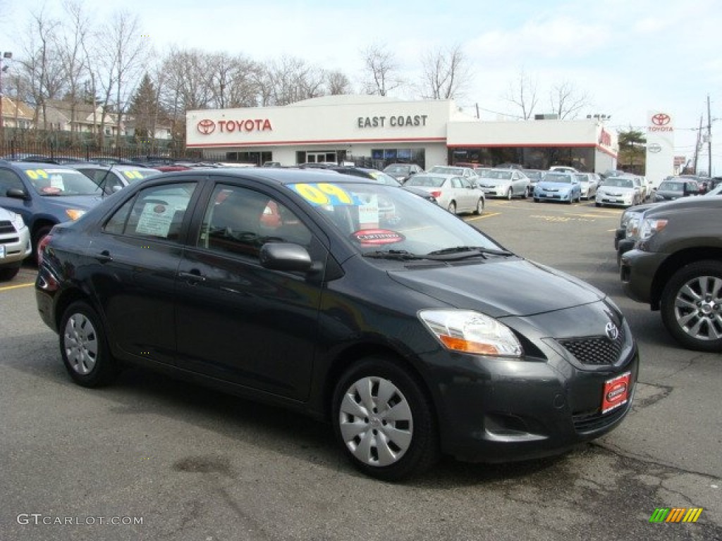 2009 Black Sand Pearl Toyota Yaris Sedan 62097896 Car