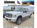 Oxford White 2005 Ford F250 Super Duty Lariat FX4 Crew Cab 4x4